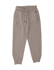SUPERDRY Womens Tracksuit Trousers Joggers UK 10 Small Grey Cotton BF07