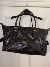 Bueno Crocodile Print Large Travel Bag