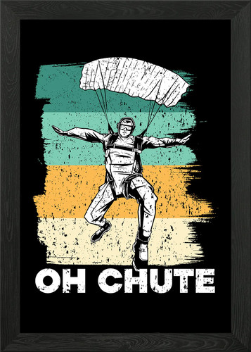 Chute skydiving framed - chute,