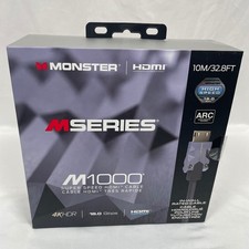 Monster M1000 HDMI Cable 4K HDR High Speed 18.0 Gbps In-Wall Rated 10M/32.8FT
