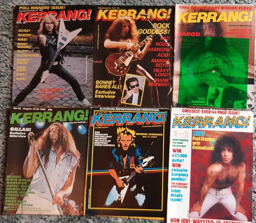 Kerrang issue bundle - 6x,