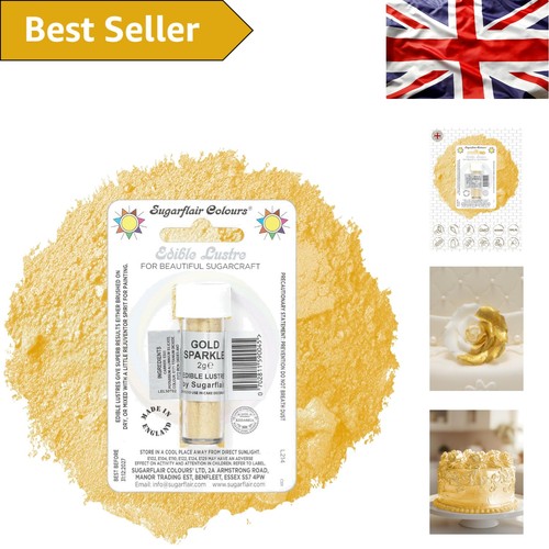 Sugarflair gold sparkle - sugarflair,