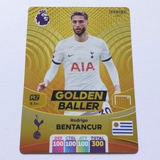 Rodrigo BENTANCUR - GOLDEN BALLER Panini Adrenalyn XL 2024 Premier League Spurs