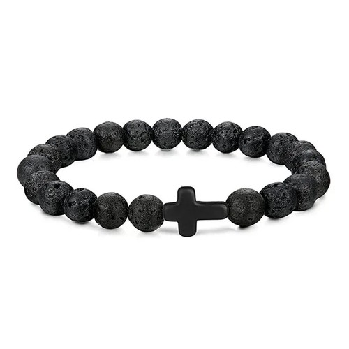 Natural black onyx hematite - &,