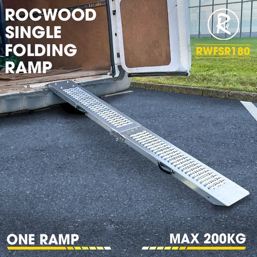 Loading ramp folding steel - loading,