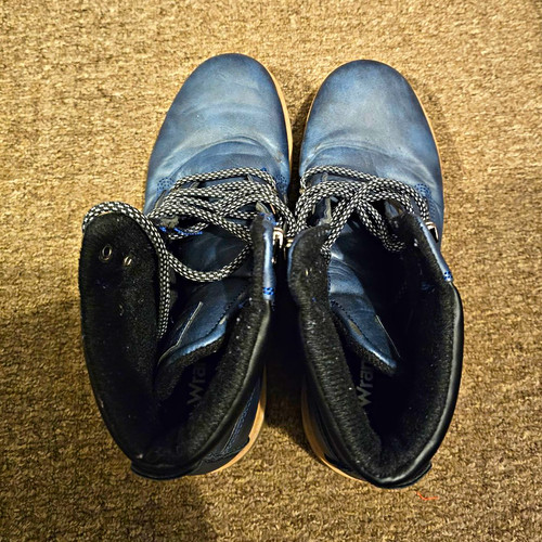 Wrangler blue suede lace - wrangler, lace-up