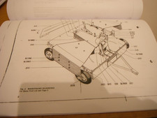 TRACTOR MOUNTED- 6FT HAYTER MOWER, INSTRUCTIUONS/PARTS LIST (PHOTOCOPY)