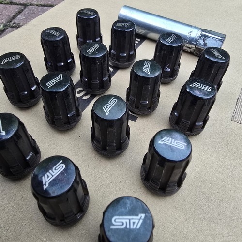 Genuine sti wheel nuts - sti,