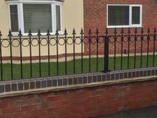 Wrought iron railings, custom