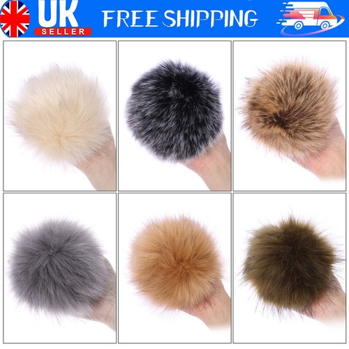 6pcs 12cm faux fox fur - 12cm,
