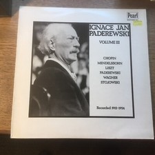 Ignace Jan Paderewski Vol. III