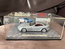 MINICHAMPS MERCEDES-BENZ SLR MCLAREN SILVER TOP GEAR POWER LAPS 1:43