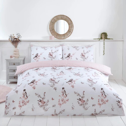 Vintage toile duvet set double - vintage,