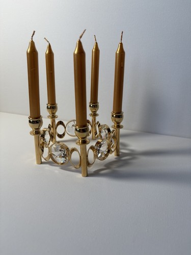 Brass and crystal - , miniature