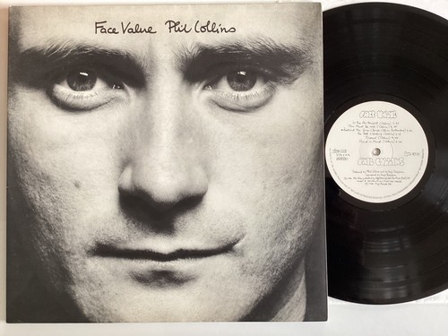 Phil collins face - phil, vinyl