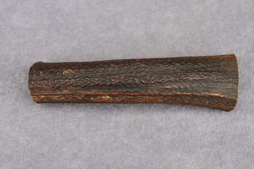Real red deer antler section - red,