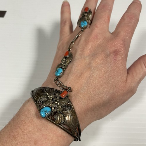 Vintage navajo dark sterling - vintage,