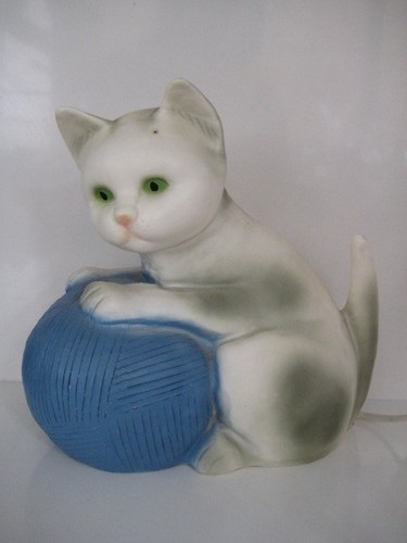 Rare vintage kitsch heico cat - vintage,