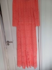 Party/special occasion,feminine,Midaxi dress -eyelash lace v flattering size 18 