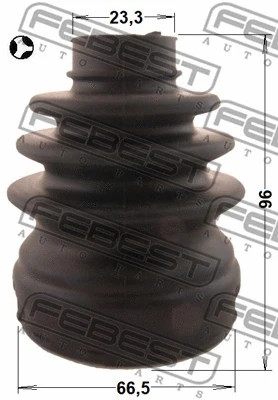 Febest 1015 t255t 5x96x23 - febest,