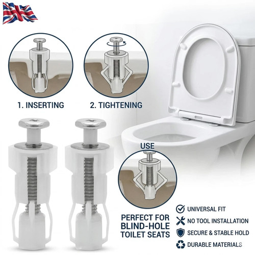 2pcs toilet seat hinges - toilet,