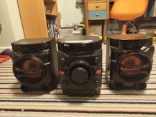 LG CM4360 Hifi XBOOM Hifi Missing  Remote But Tested and Working