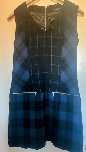Next size short blue plaid - next,