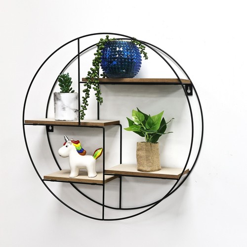 Wall mounted round - mounted, metal
