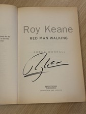 Roy Keane Hand Signed Red Man
