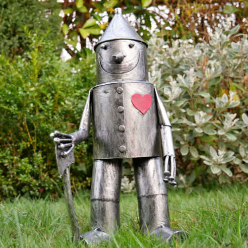 Metal tin man - metal, outdoor