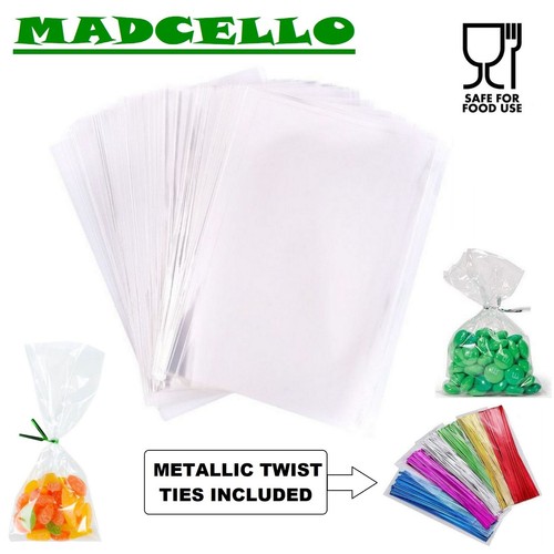 Clear cellophane bags with - 25,