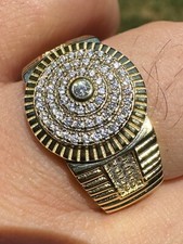 Men's Solid 14k Gold Over 925