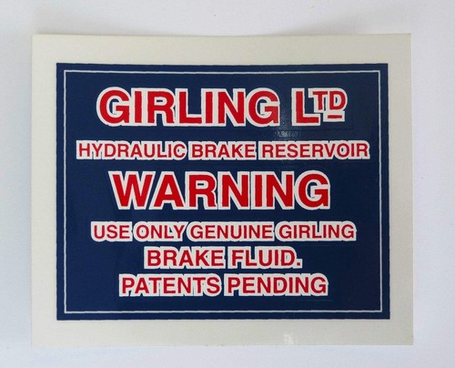 Girling hydraulic brake - hydraulic,