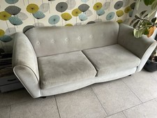 three seater leather sofa used