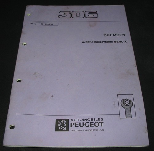 Werkstatthandbuch peugeot 306 - werkstatthandbuch,