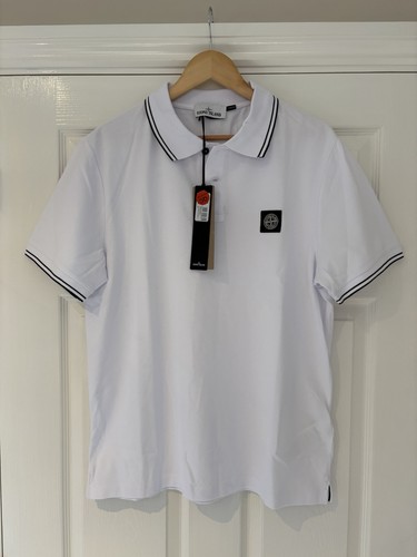 Stone island men white - white, polo