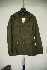 Dark Olive Green Safari Linen