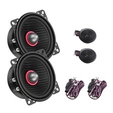 Bassface IndyCX4 320w Max 4"Inch 10cm Component Car Door Speakers & Tweeters