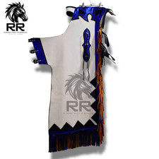 White| blue  Leather Bull