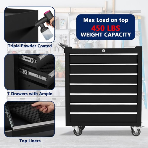 Roller tool cabinet drawers - cabinet, 7