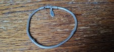 Genuine Pandora Moments Lobster Clasp Snake Chain Bracelet 590700HV  - 21cm
