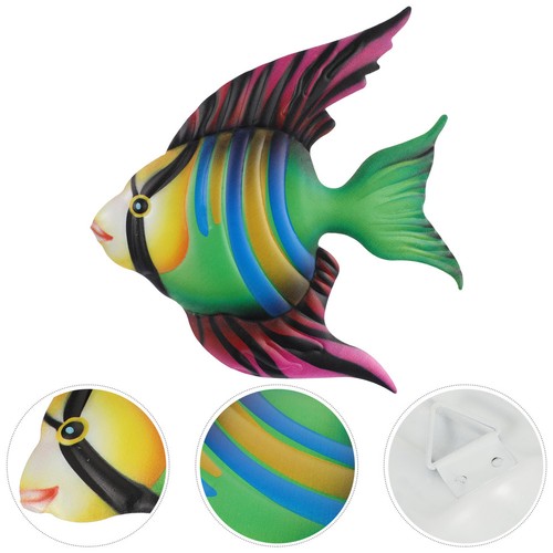Metal fish wall decor - metal,