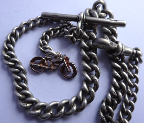 Antique solid silver - , pocket