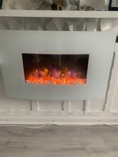 Wall hung electric fire
