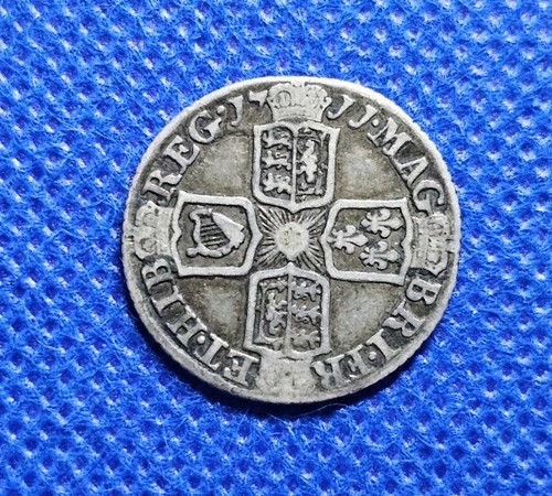 1711 sixpence queen anne - queen,
