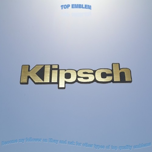 Klipsch emblem brusch badge - brusch,