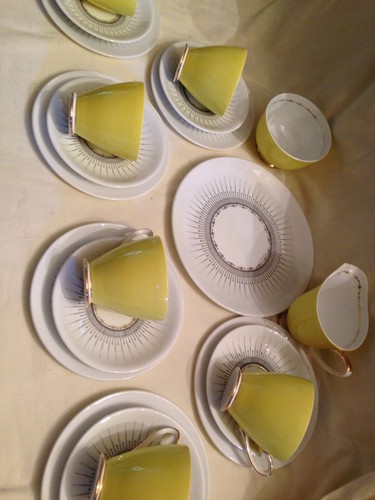 Vintage bone chine tea - chine, set