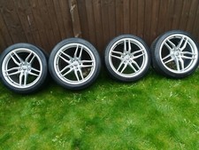 4x GENUINE AUDI S LINE R8  SPIDER 19" ALLOY WHEELS NEW TYRES