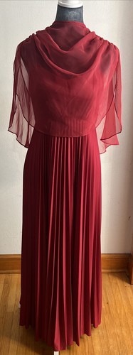 Vtg 70s boho womens drkred - vtg,