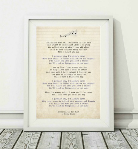 Leona lewis footprints in - -,